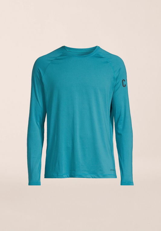 M Rapidry Long Sleeve Aqua Blue