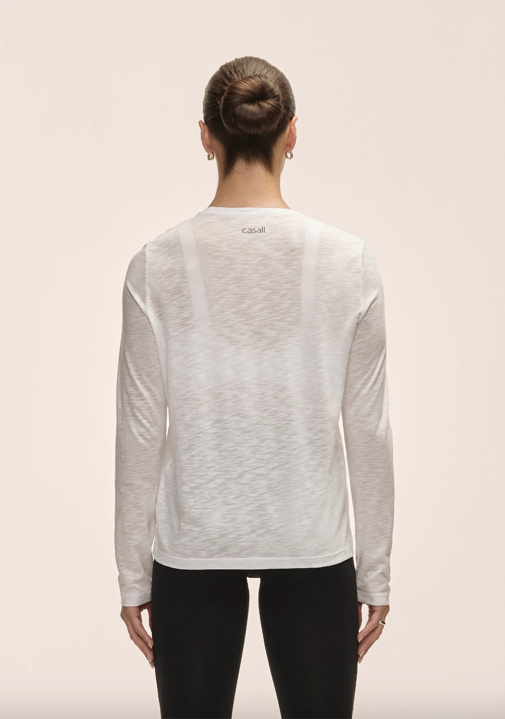 Soft Texture Long Sleeve White