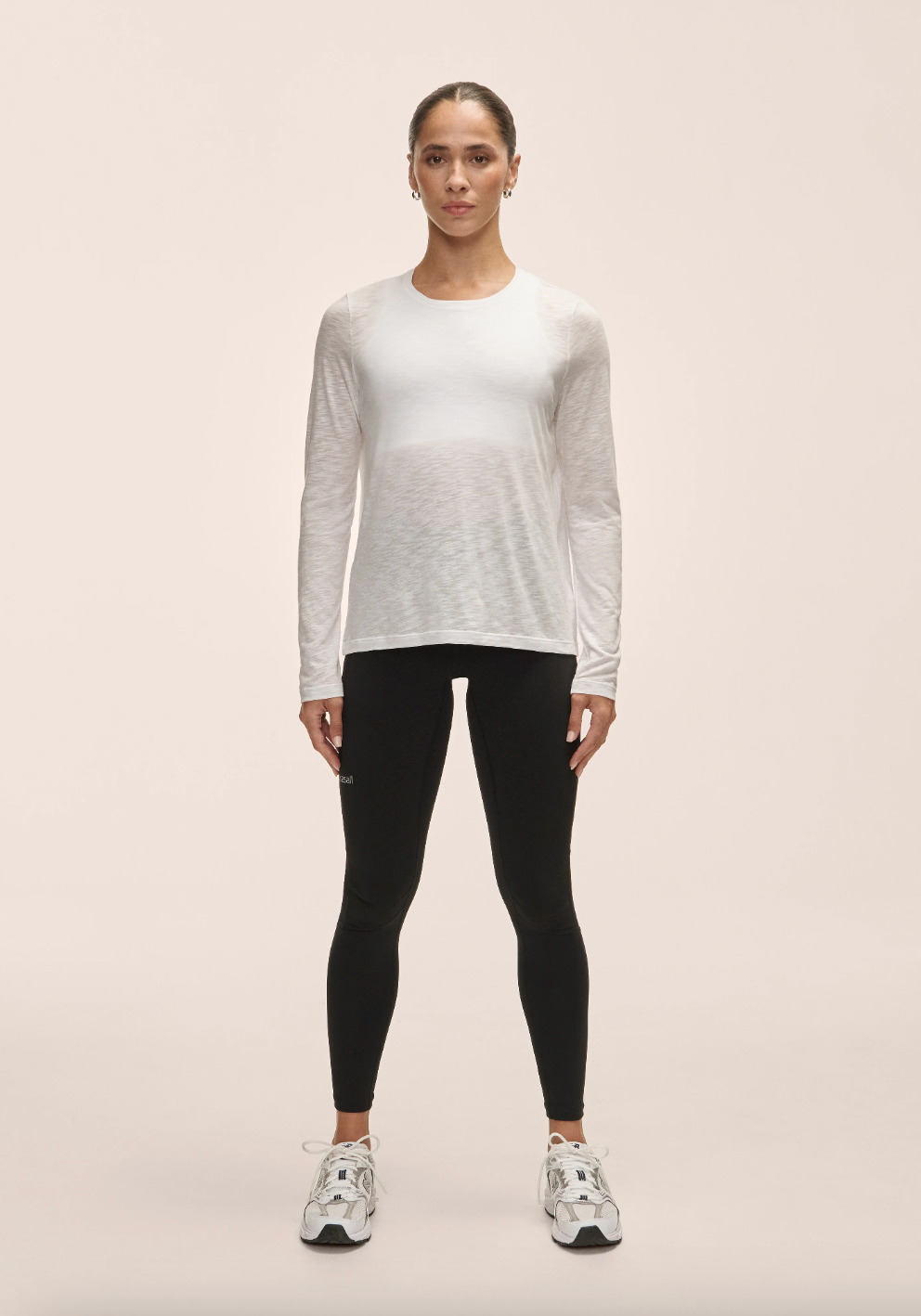 Soft Texture Long Sleeve White