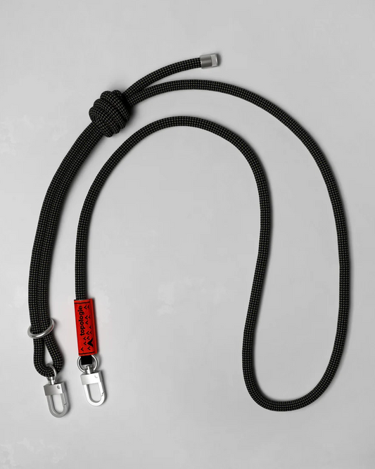 8mm Rope Strap Black Lattice