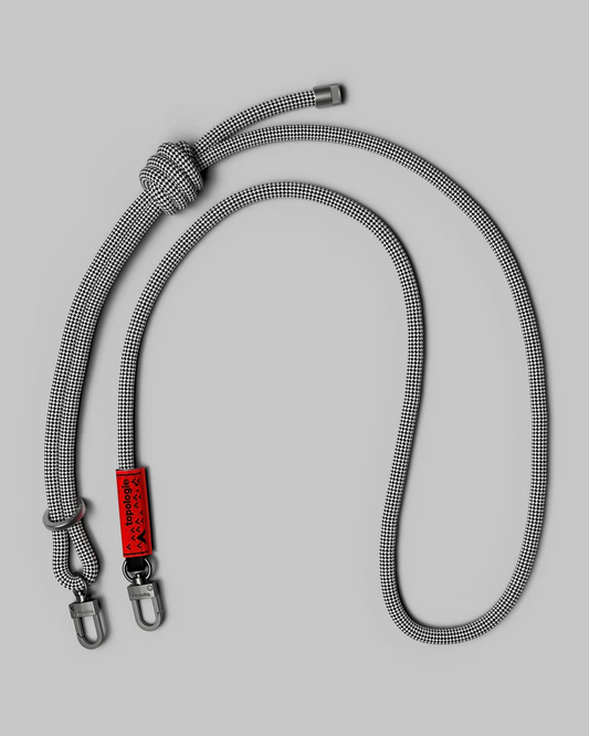 8mm Rope Strap Monochrome Lattice