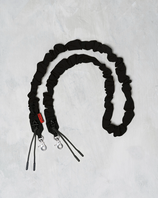Bungee Strap Black Tech Sateen