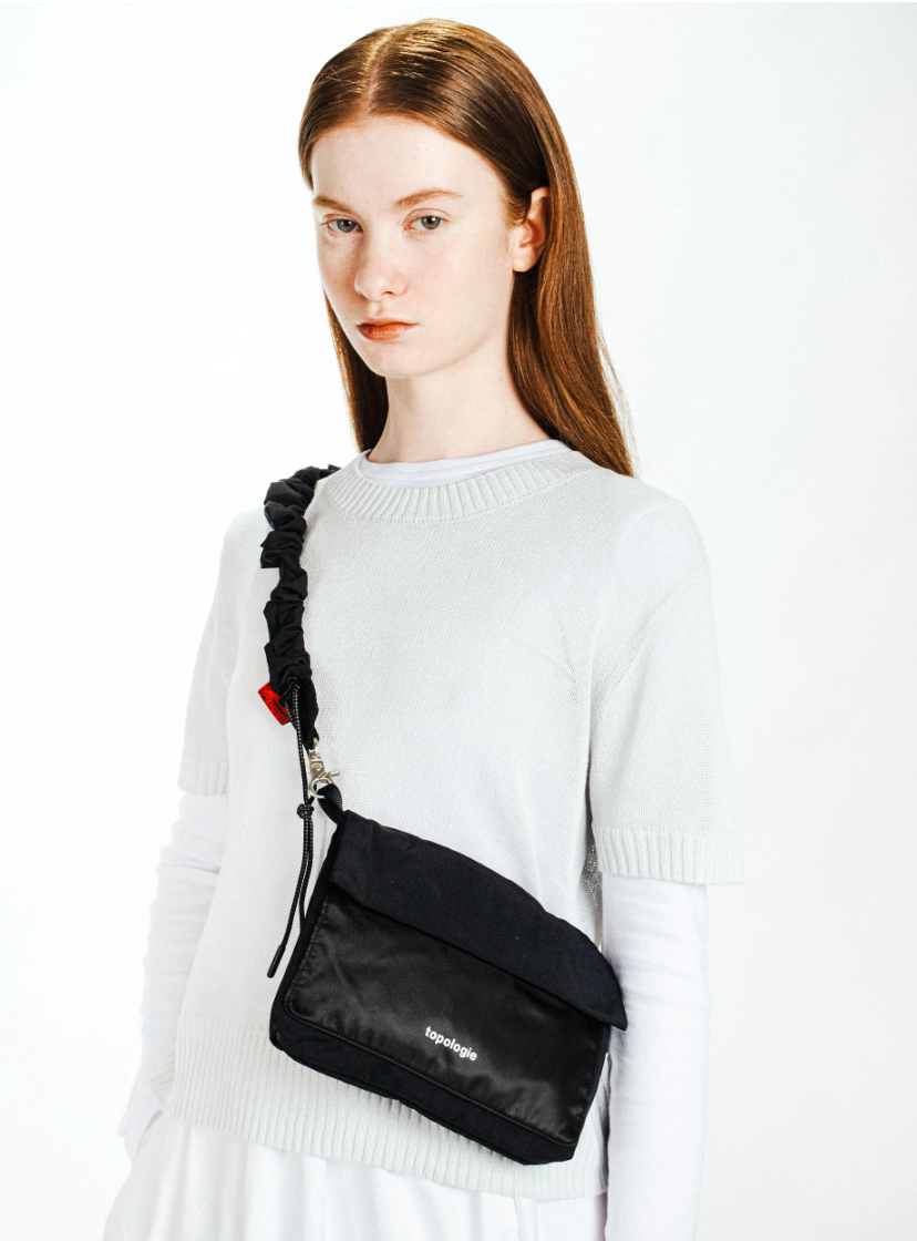 Bungee Strap Black Tech Sateen