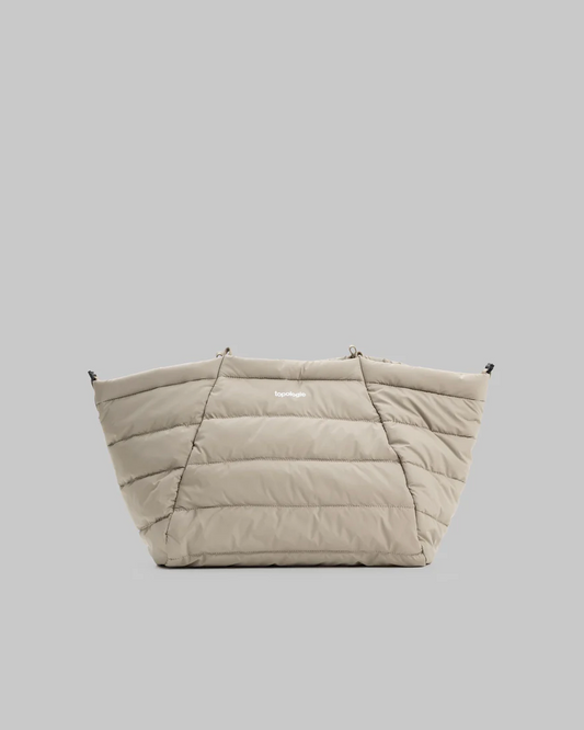 MARCHE TOTE MEDIUM TAUPE PUFFER