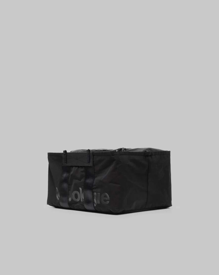 SUMMIT DUFFLE MEDIUM BLACK TECH SATEEN
