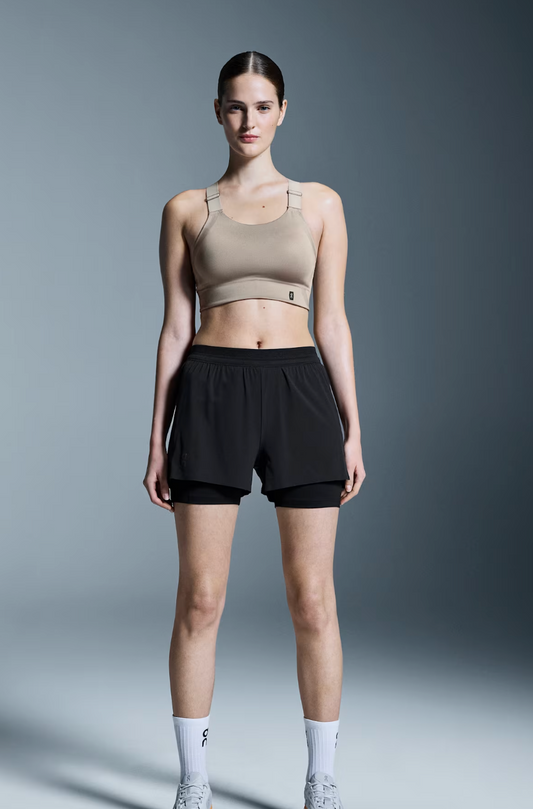3" Performance 2/1 Shorts Women Black