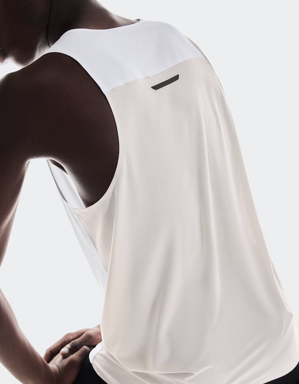 Performance Tank Men White | Silver