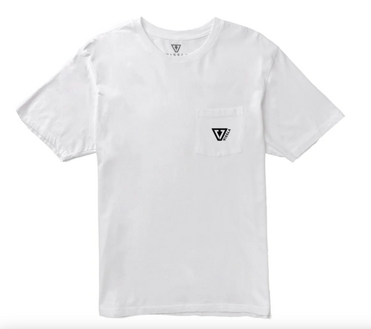 Established Premium Organic PKT Tee-WHT