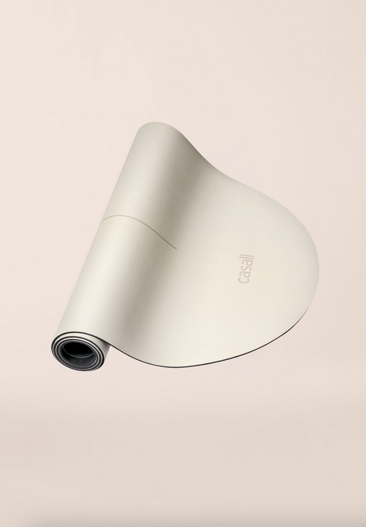 Yoga Mat Grip&Cushion III Oval Mat 5mm - Matte White
