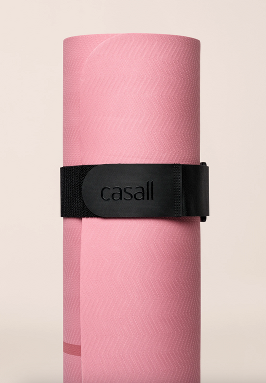 Yoga Mat Roll Up Strap Black