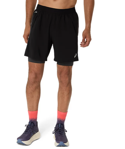 ROAD 7IN SHORT PERFORMANCE BLACK/GRAPHITE GREY