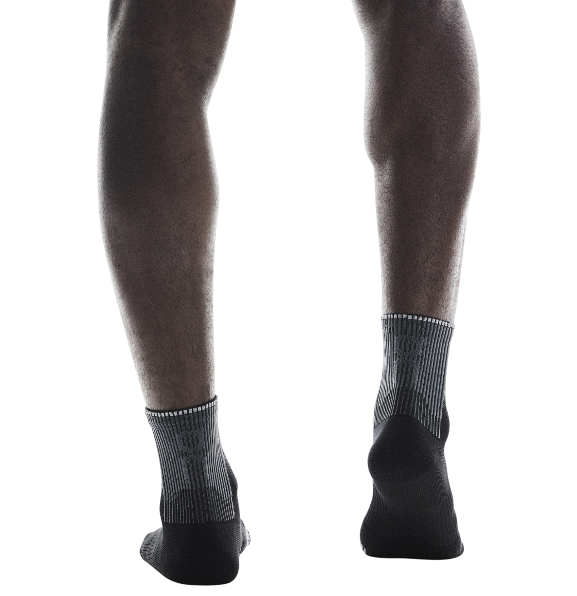 Performance Run Sock Mid Unisex Black | Eclipse