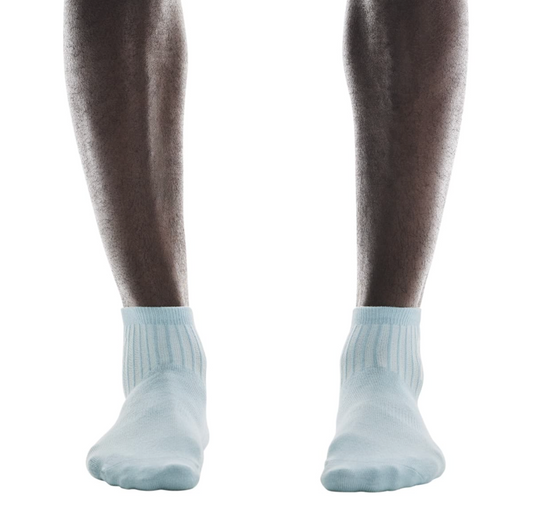 Logo Sock Mid 3P Unisex Wash | Navy