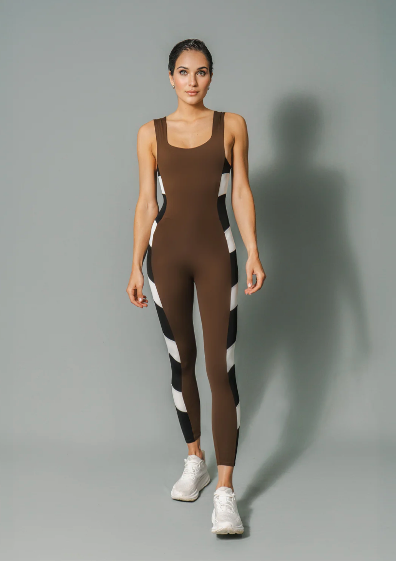 Arrow Unitard Dark Chocolate