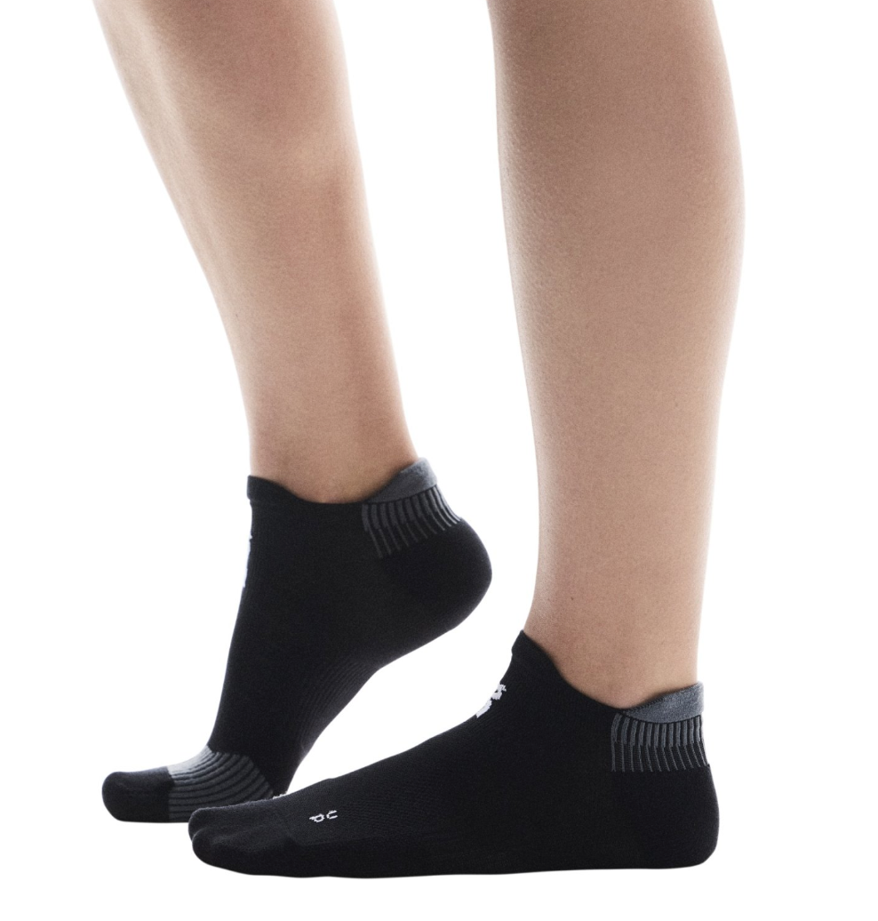 Performance Run Sock Low Unisex Black | Eclipse