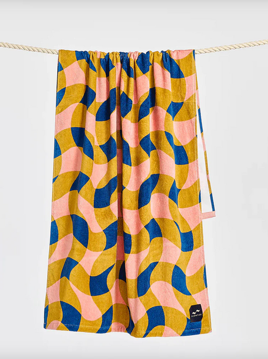 WEAVER BEACH TOWEL GUAVA