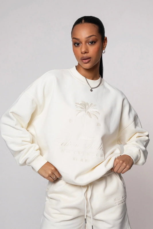 Palms Sweatshirt White