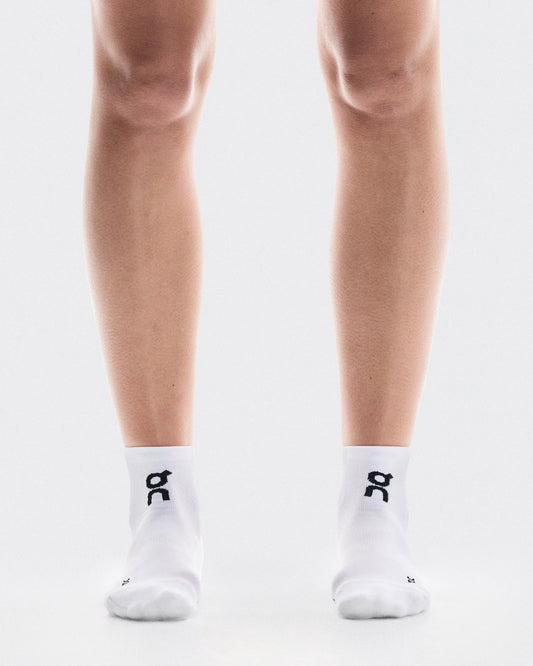 Core Run Sock Mid 2P Unisex White