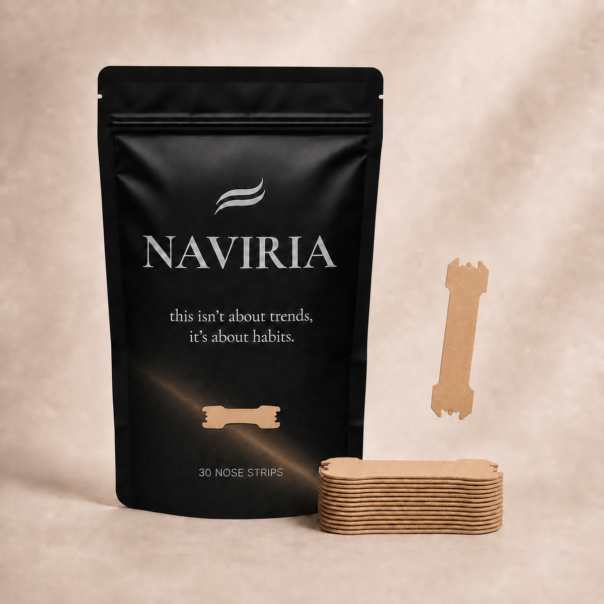 Naviria Strips - Tira Nasal Nude