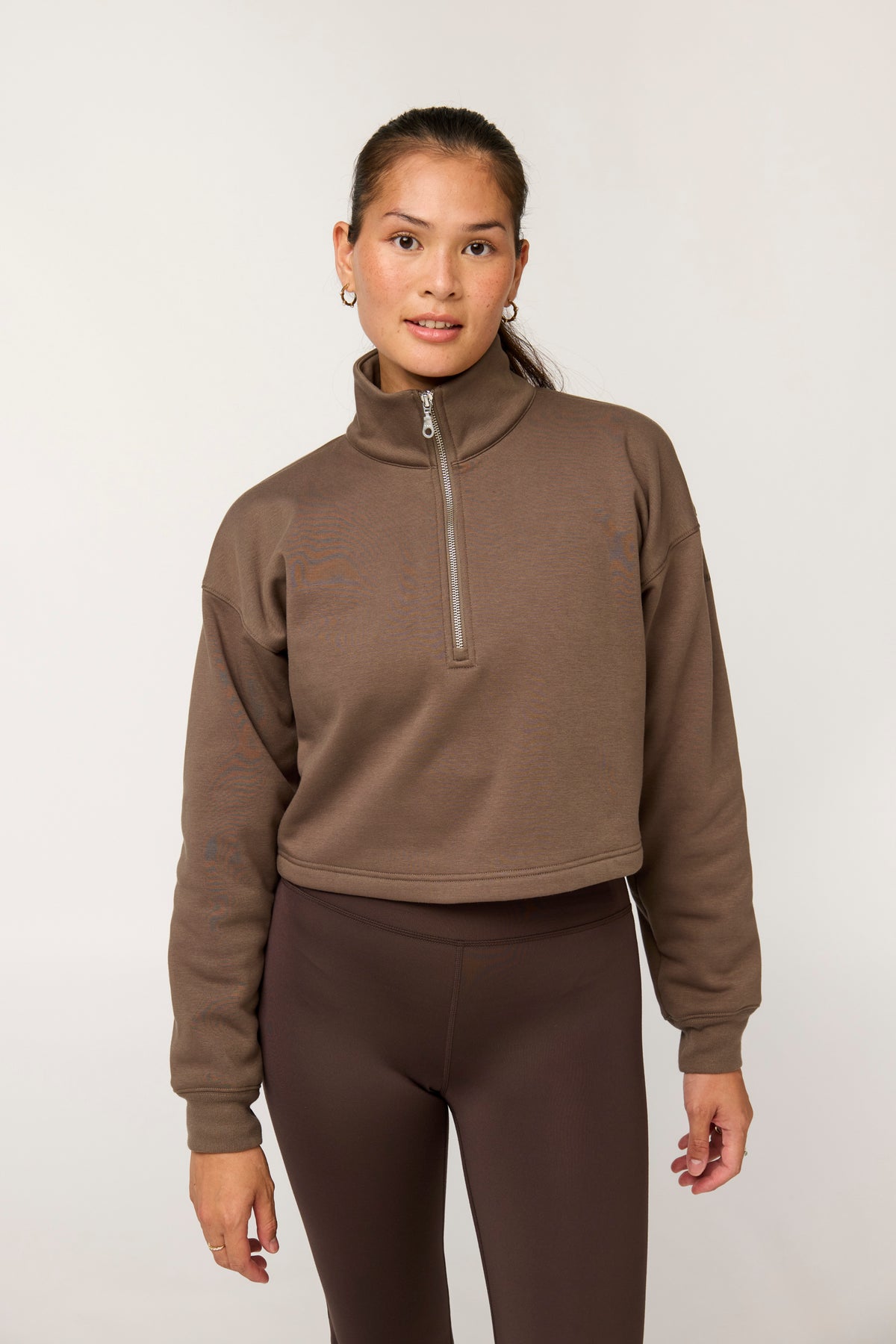 Vega Half Zip Sweatshirt Mink