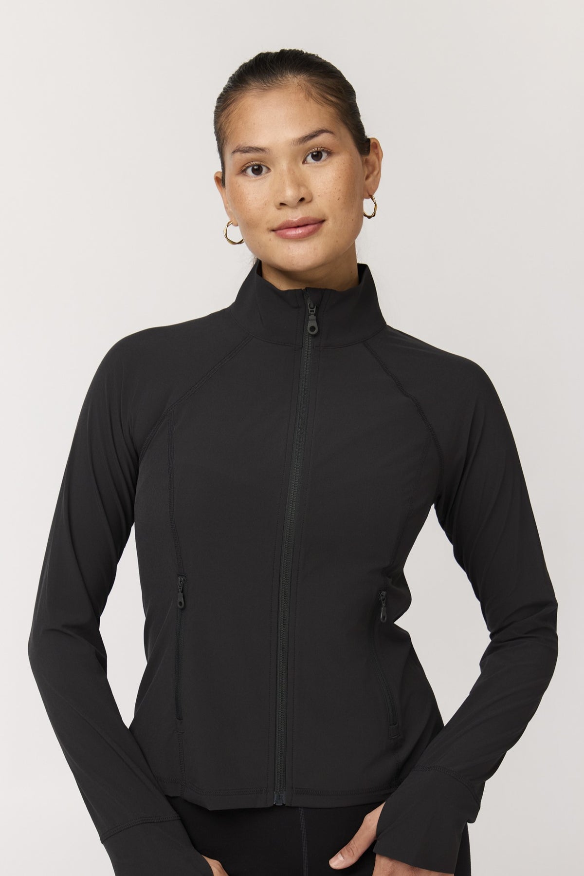 Estrella Fitted Run Jacket Black