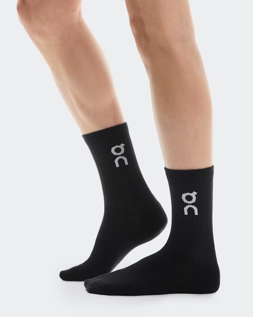 Logo Sock High 3P Unisex Black