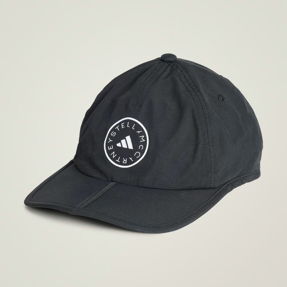 aSMC RUN CAP BLACK/WHITE