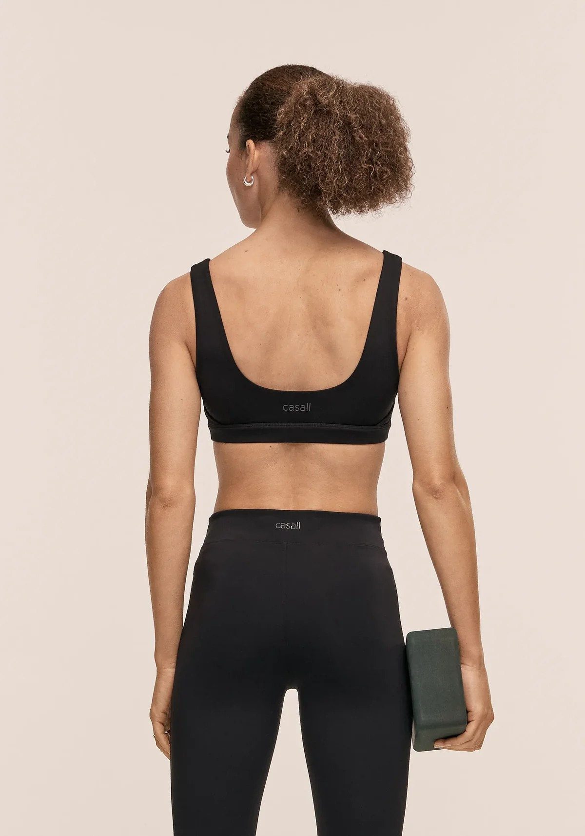 Soft Touch Padded Sports Bra Black