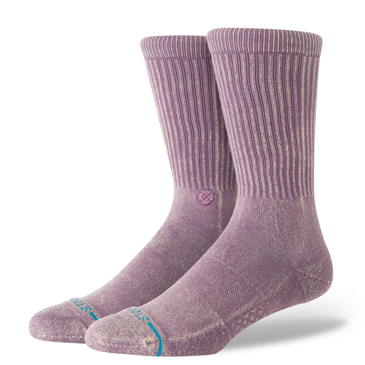 ICON DYED CREW PLUM