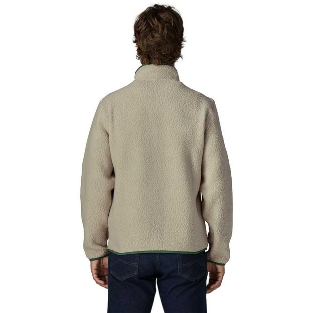 M's Retro Pile Jkt Pelican w/Canopy Green
