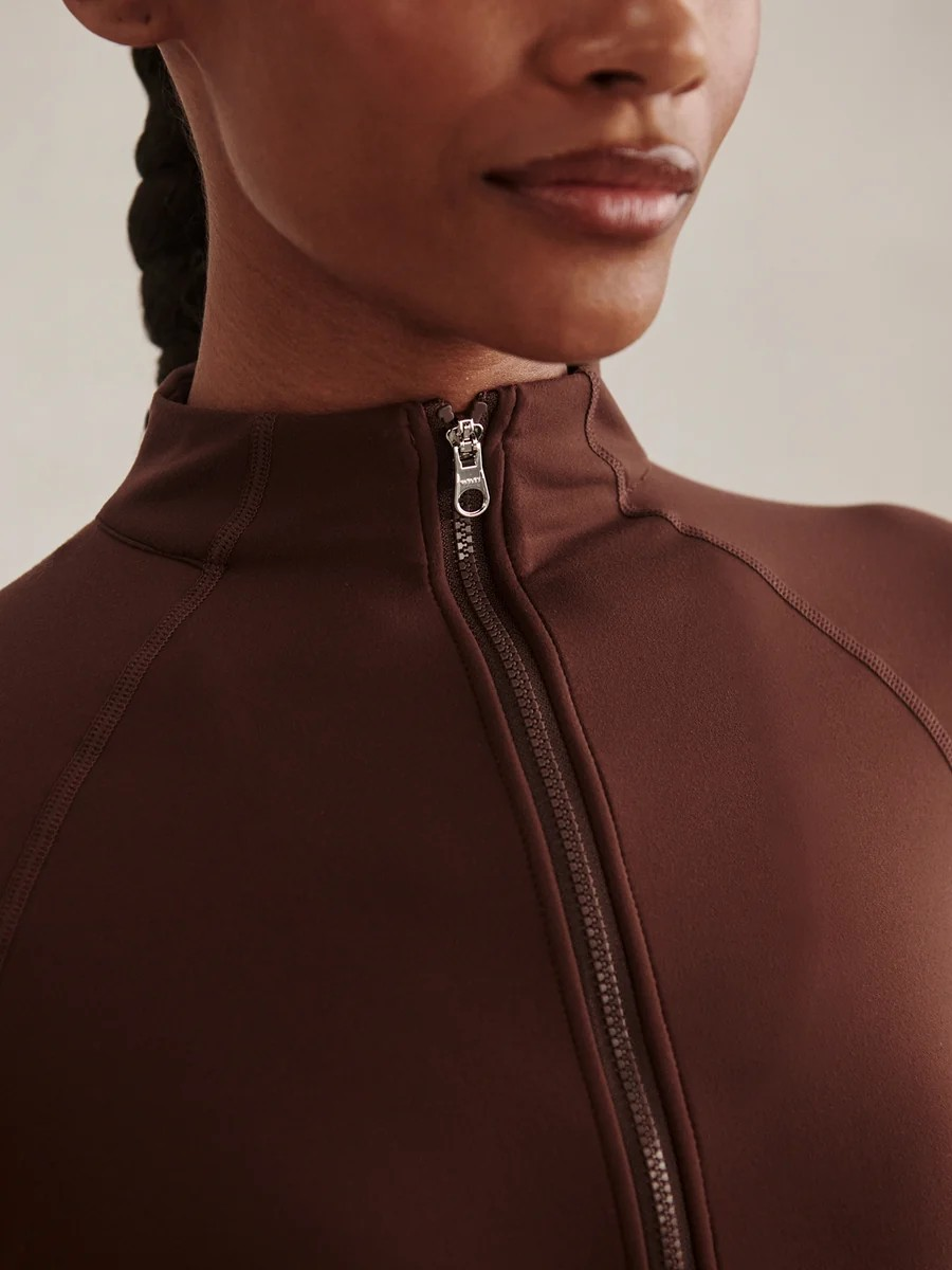 always zip through deep mahogany