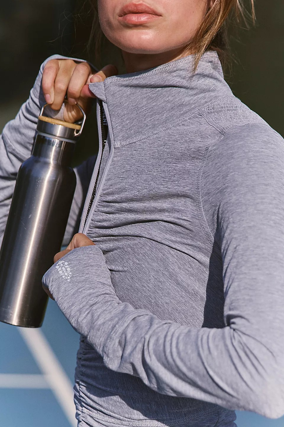 TEMPO HALF ZIP / GREY