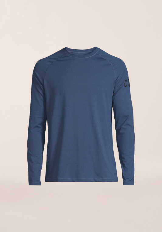 M Rapidry Long Sleeve Blue Shadow
