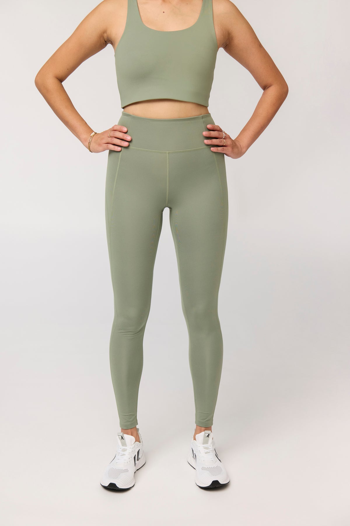 Compressive High-Rise Legging, Long Leaf