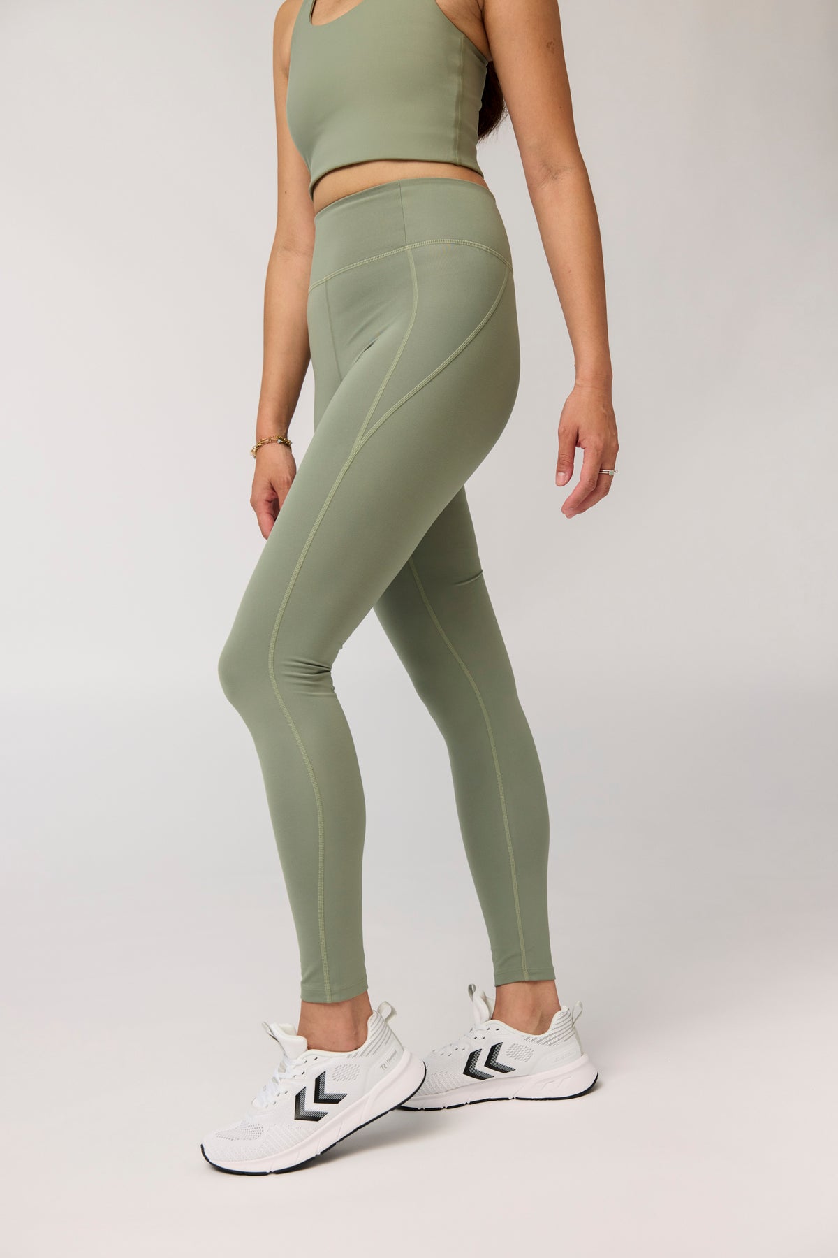 Compressive High-Rise Legging, Long Leaf