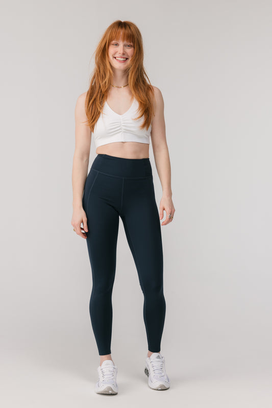 Compressive High-Rise Legging, Long Midnight