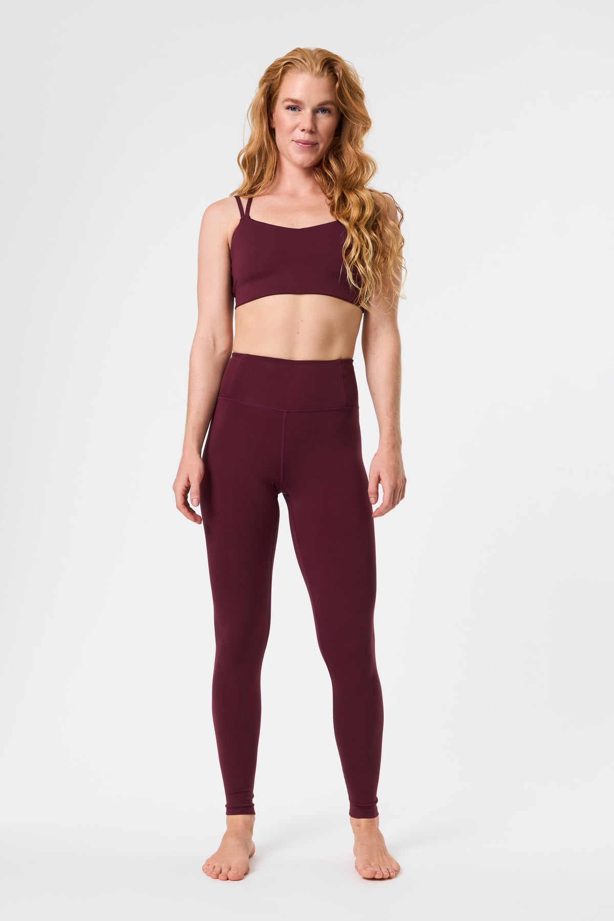 Float High-Rise Legging, Long Mulberry