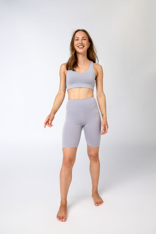 Float High-Rise Bike Shorts Lavender Gem