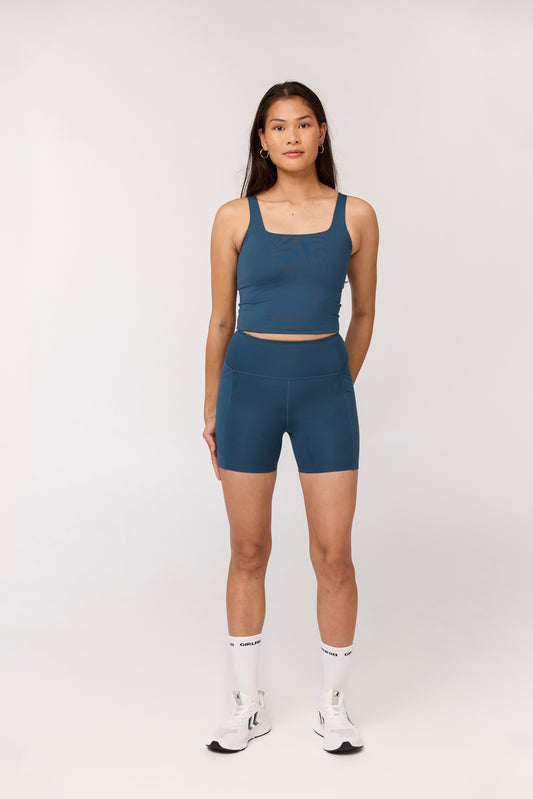 Pocket High-Rise Run Shorts Ink