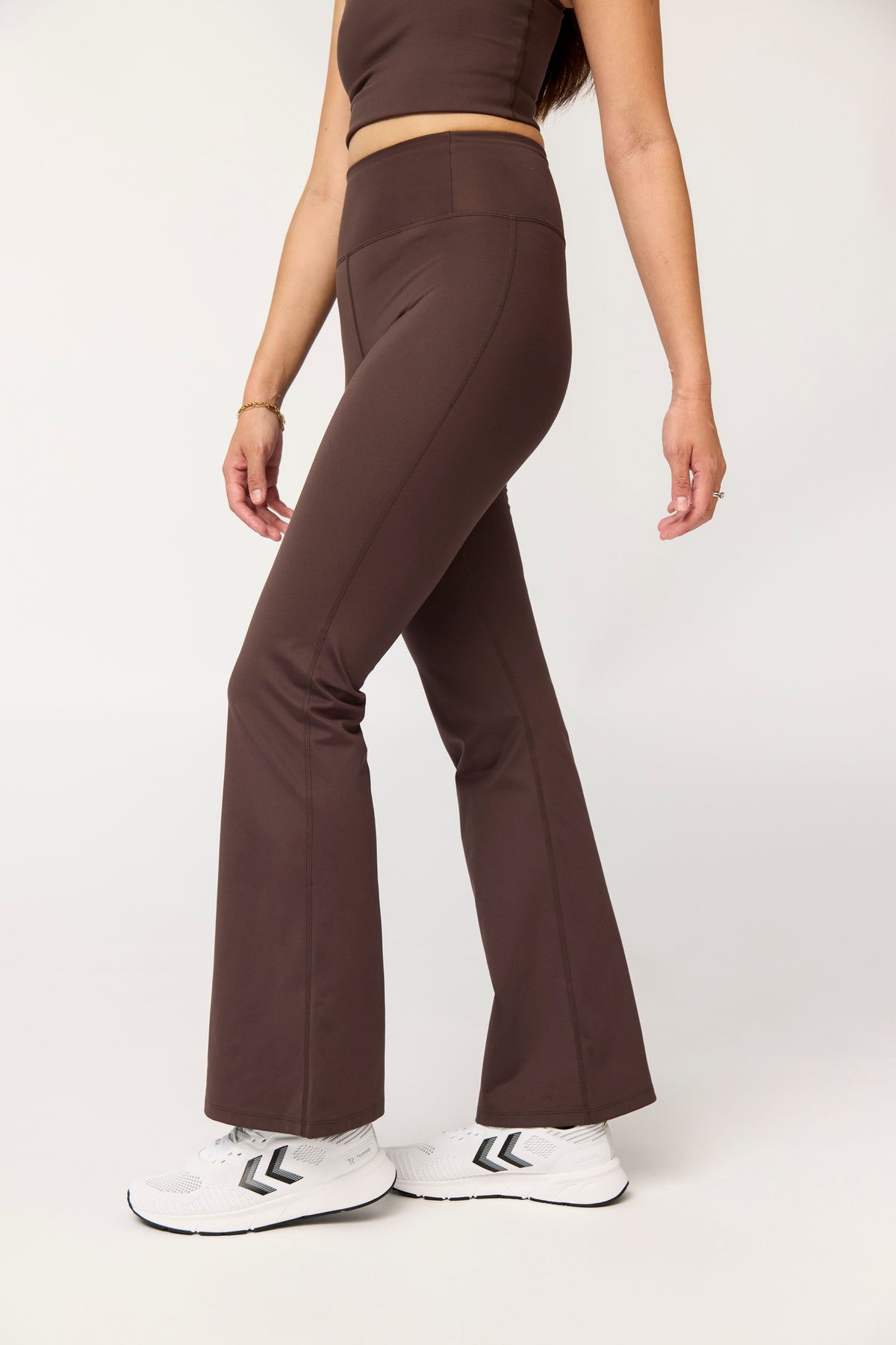Compressive Flare Legging Driftwood