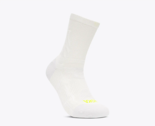 CALCETIN U BONDI 9 CREW RUN SOCK WHITE