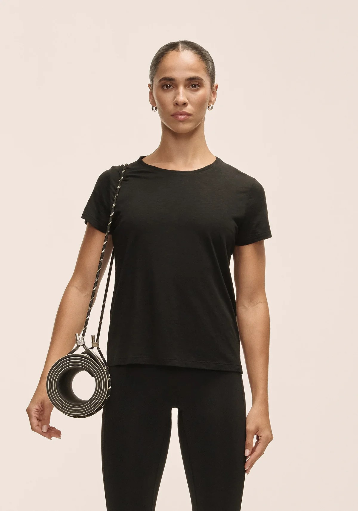 Soft Texture Tee Black