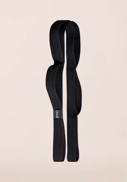Stretchy Yoga Strap Black