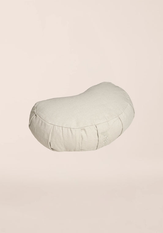 Meditation Pillow Halfmoon Shape Light Cashmere
