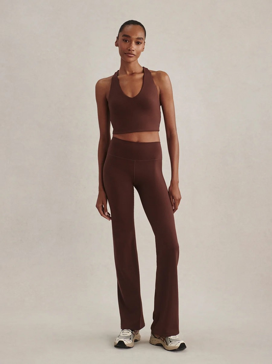 always flare legging 32 deep mahogany