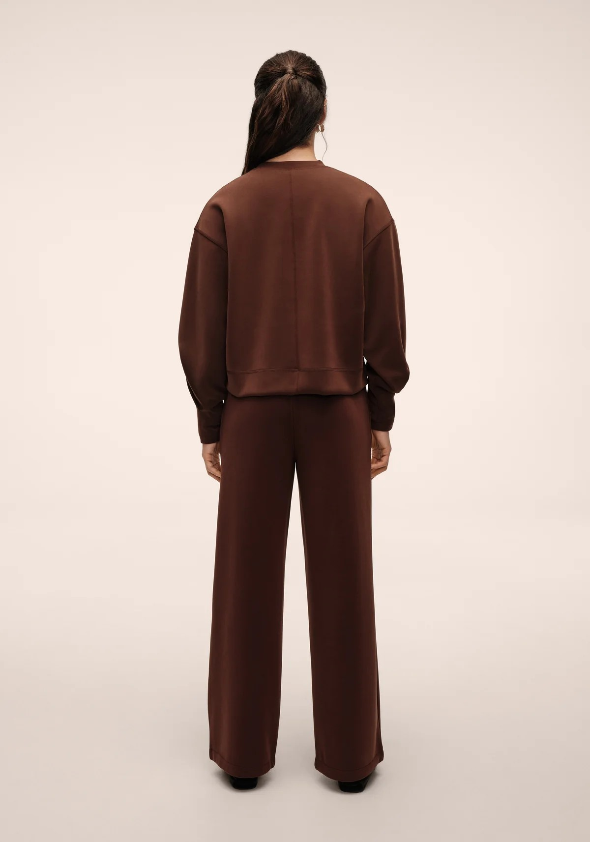 Peachy Straight Leg Jogger Dark Brown