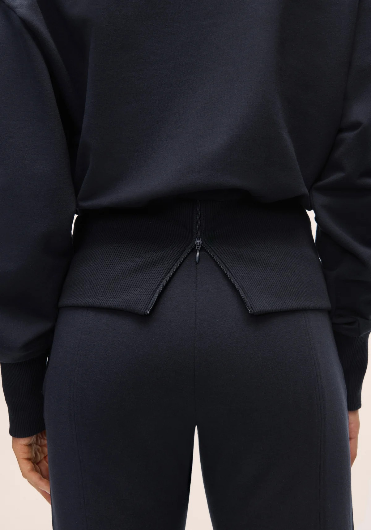 Terry Front Slit Pant Core Blue