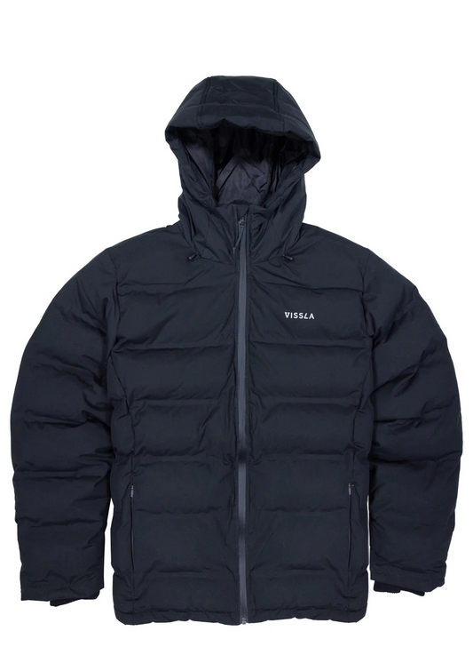 White Peaks Puffer Eco Jacket-BLK