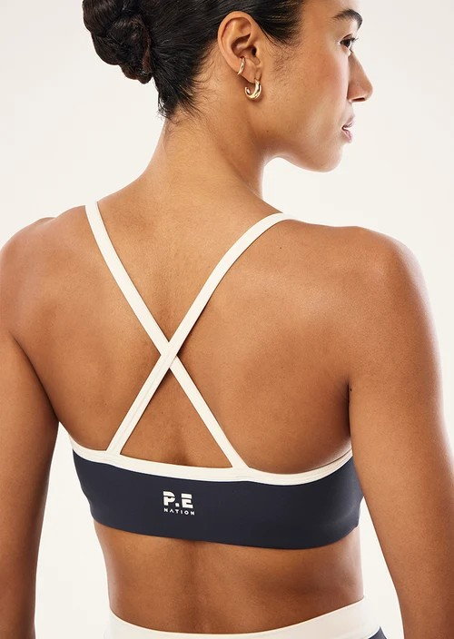 SPECTRUM SPORTS BRA MARINE BLUE/WHISPER