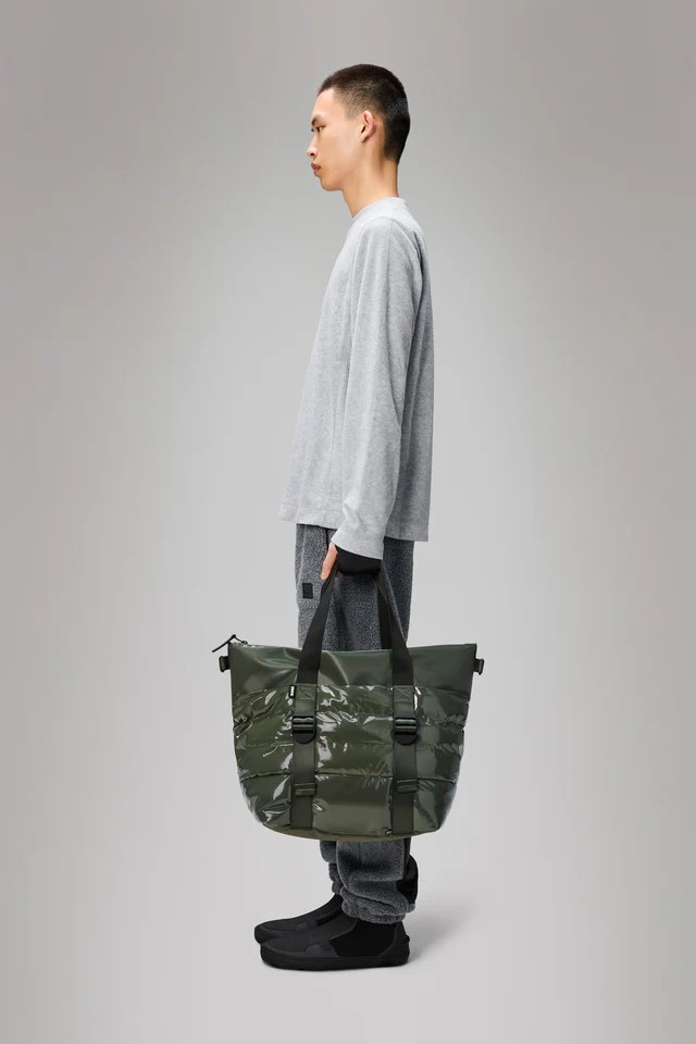 Puffer Mix Tote Bag Mini W3 Swamp